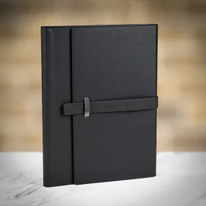 Hugo Boss Illusion Gear A4 Folder – Black
