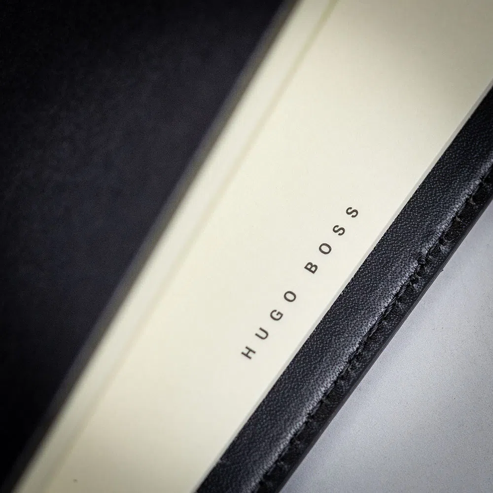 Hugo Boss Illusion Gear A4 Folder – Black - Image 3